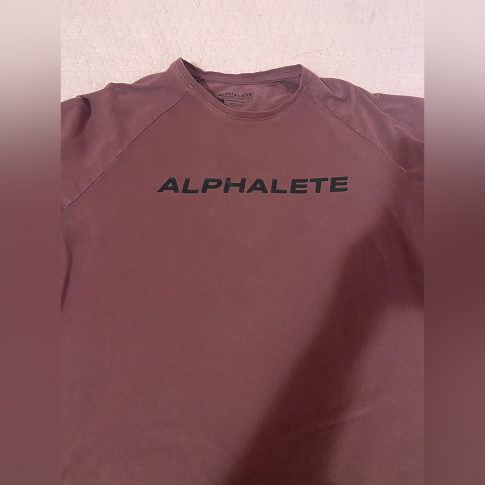 Alphalete Maroon Shirt Size L